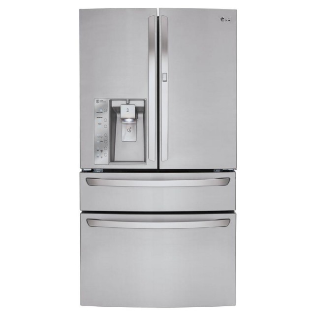 LG LMXS30776S 29.7 cu. ft. French Door Refrigerator with Door-in-Door and CustomChill Drawer in Stainless Steel